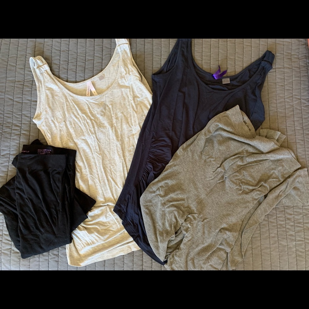 Seraphine bundle maternity tanks